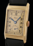 Alpina 14k Gold 1930's Art Deco Tank  Watch SOLD