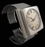 Rare Gubelin G Quartz Eames Era Cuff Watch $850