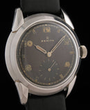 Zenith Military Style  Black Dial Stainless Steel SOLD