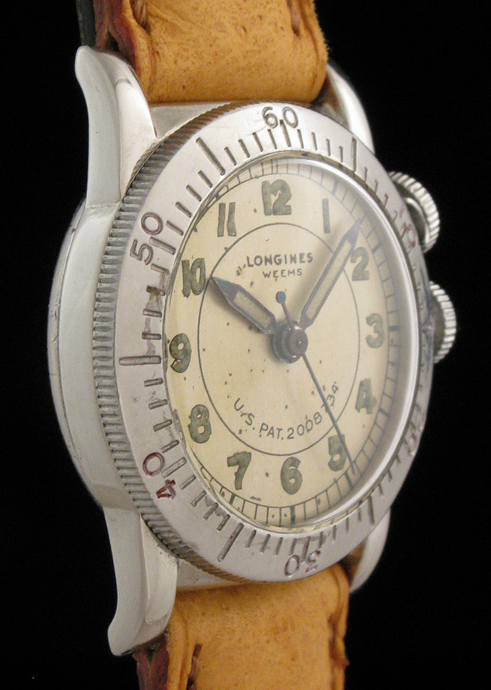 Longines Weems Military Crown Locking Bezel – Meticulous Watches
