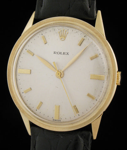 Rolex 14k Gold Dress Watch Coin Edge Bezel SOLD