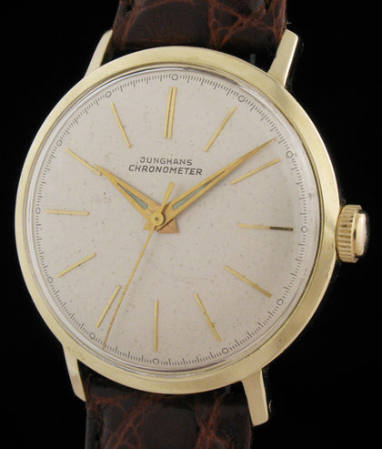 Junghans Chronometer 14k Gold Hack Seconds SOLD