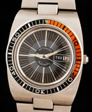 Funky Wittnauer 70's Divers Style Cool Dial!!  SOLD