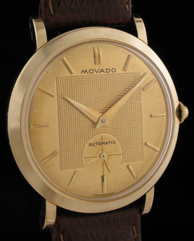 Movado Automatic Deluxe 14K Case & Dial SOLD