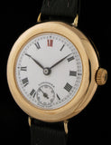 Early Longines 14K Gold Dress Watch Red 12 $850
