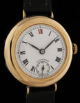 Early Longines 14K Gold Dress Watch Red 12 $850