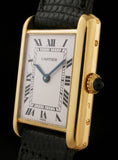 Cartier 18k Gold Tank With Deployant Buckle SOLD