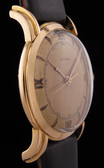 Cyma Art Deco 18k Rose Gold Dress Watch Meticulous Watches Cyma Art Deco 18k Rose Gold Dress Watch Meticulous Watches