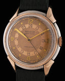 Gruen Pan-Am Pilots Rose Gold & Steel Case  SOLD