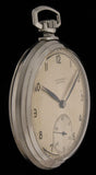 1939 Longines Art Deco Pocket Watch in S.Steel SOLD