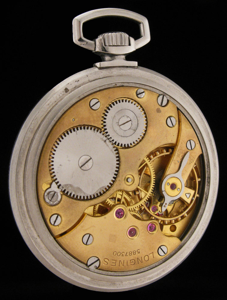 Longines pocket watch hot sale serial number