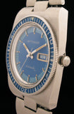 Wittnauer Blue Diver Day-Date Stainless Steel SOLD