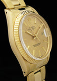Rolex 14K 15037 Oyster Perpetual Date Full Set SOLD