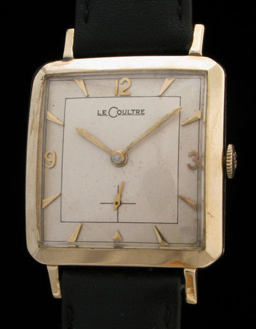 Thin Art Deco LeCoultre Square Dress Watch  SOLD