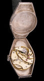 Swiss Art Nouveau Exploding Dial in Silver SOLD