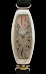 Art Nouveau Sterling Silver Watch in Oblong Case SOLD