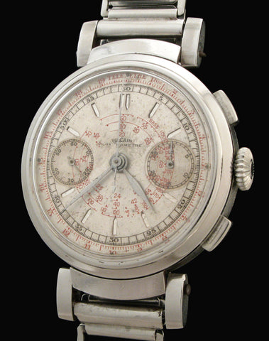 Vulcain Chronometre Chronograph S.Steel  SOLD