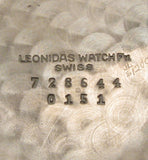 Leonidas (Heuer) Triple Date Moonphase in Steel  SOLD