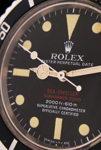 1972 Rolex Double Red Sea-Dweller 1665 Mk 3