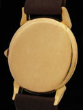 18k Gold Movado Fab Suisse Fancy Horn Lugs Dress Watch
