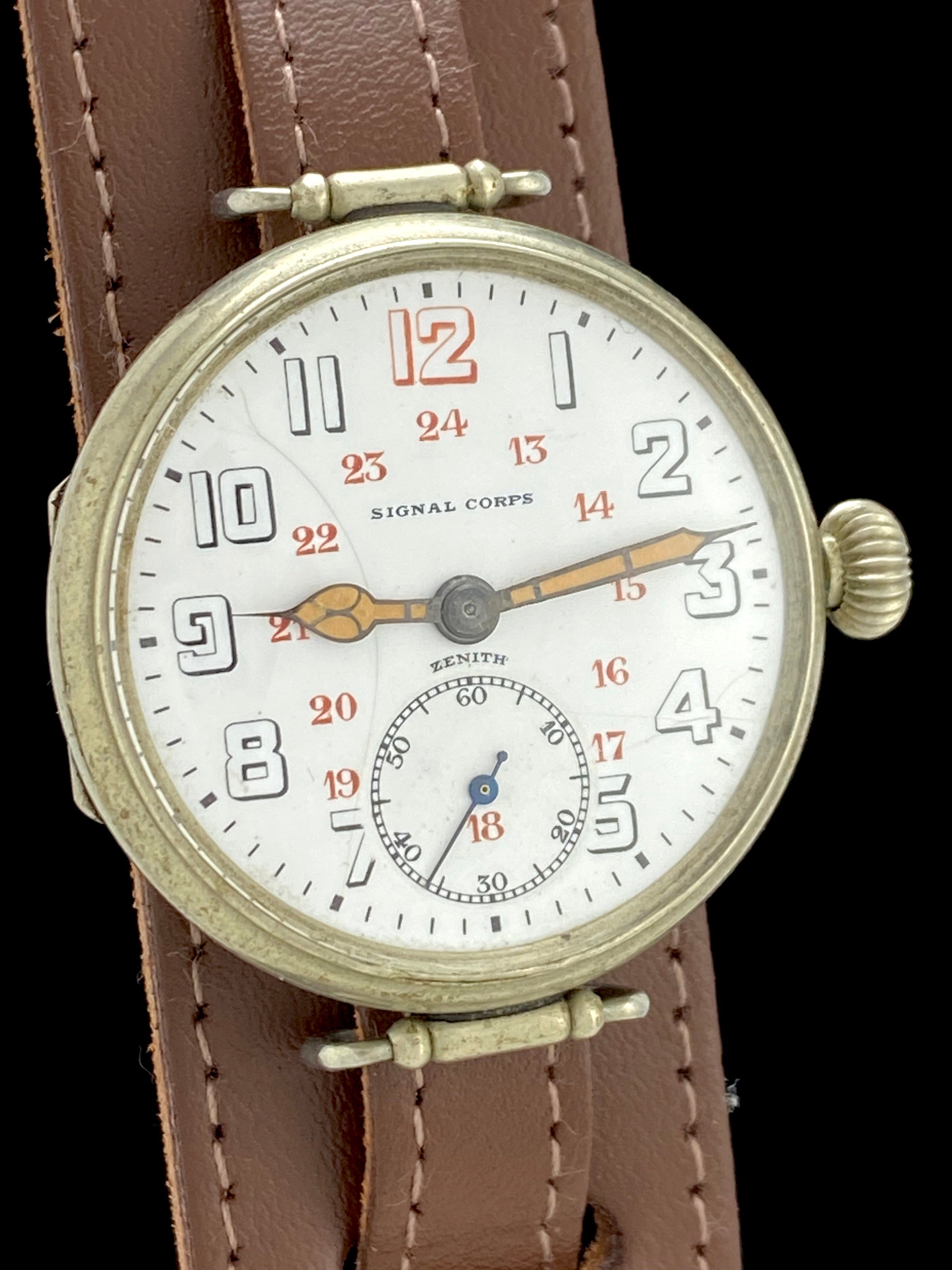 CHF Tissot + Fils WWI Signal Corps Wristwatch - petersuchyjewelers