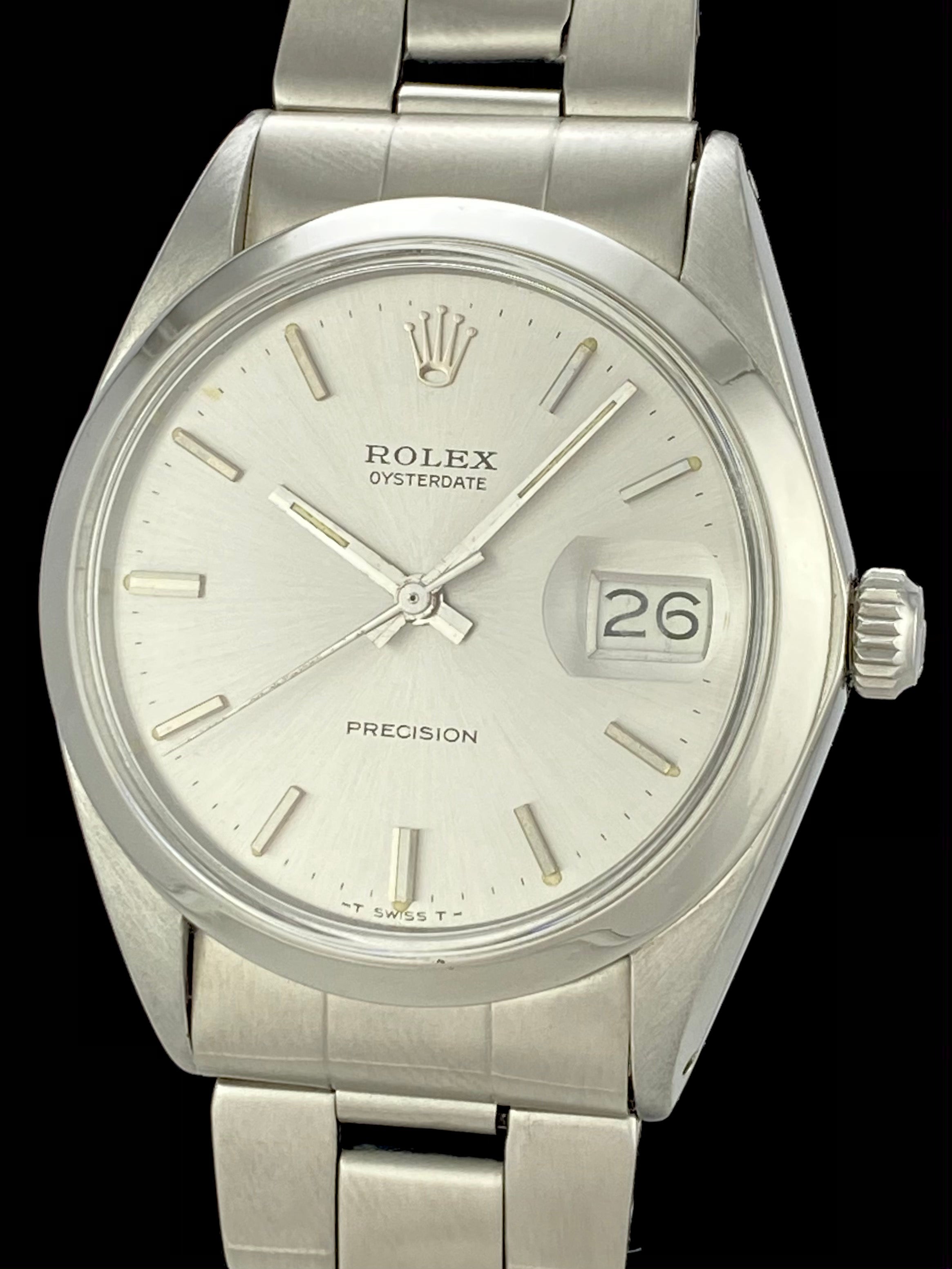 Rolex oysterdate precision online swiss made