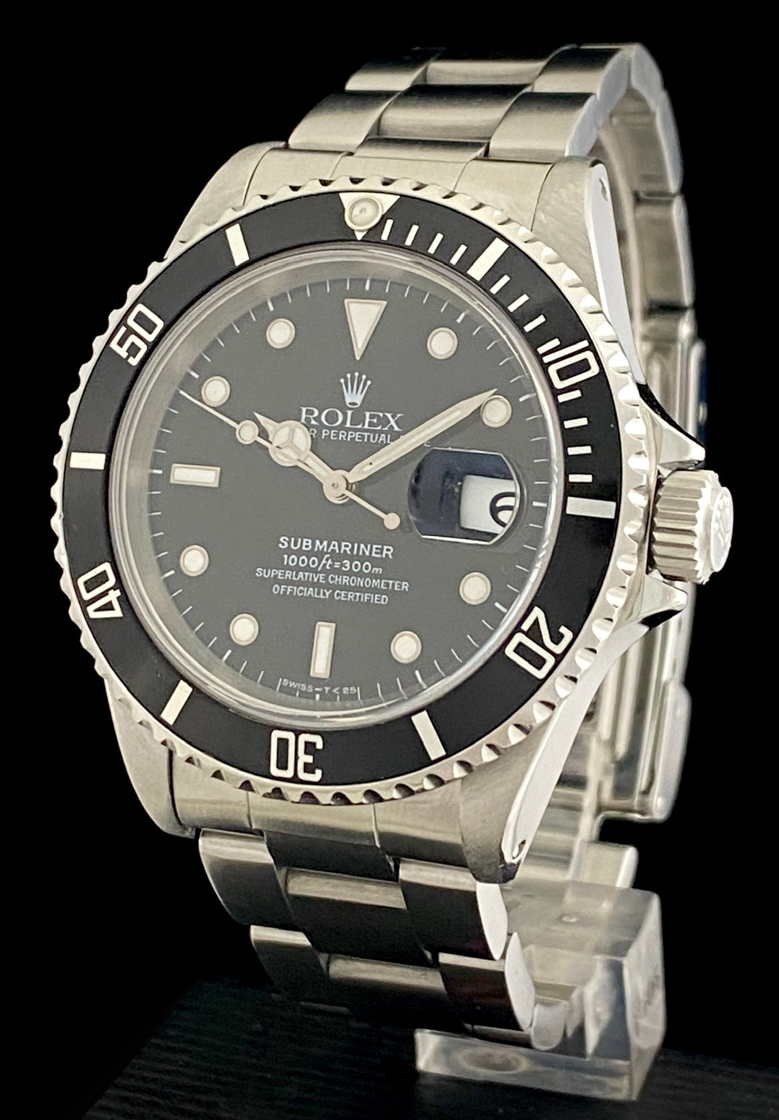 1996 Rolex Oyster Perpetual Date Submariner Stainless Steel 16610