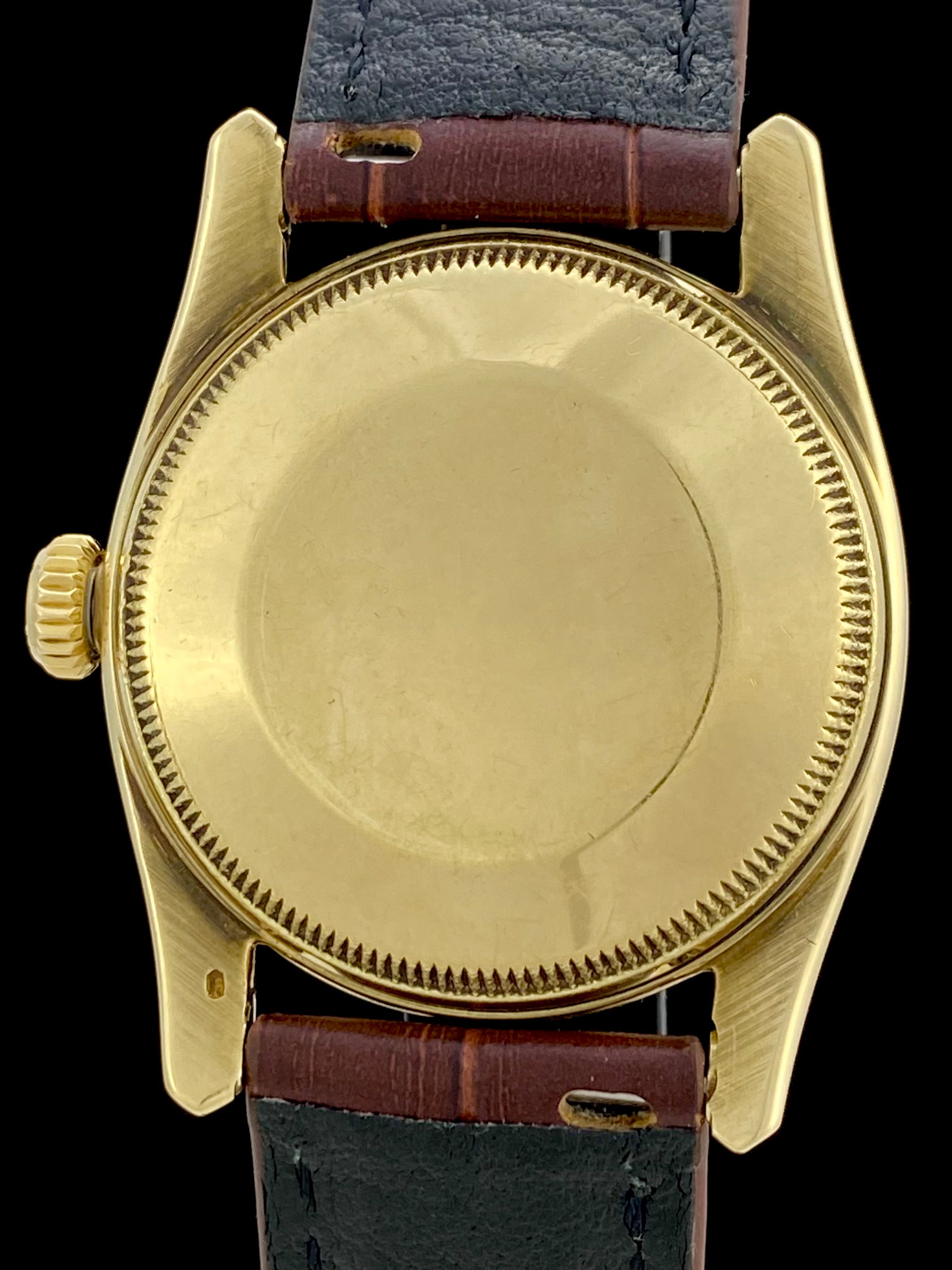 1952 Solid 14K Gold Rolex 6092 Bombay Lugs Honeycomb Dial – Meticulous  Watches