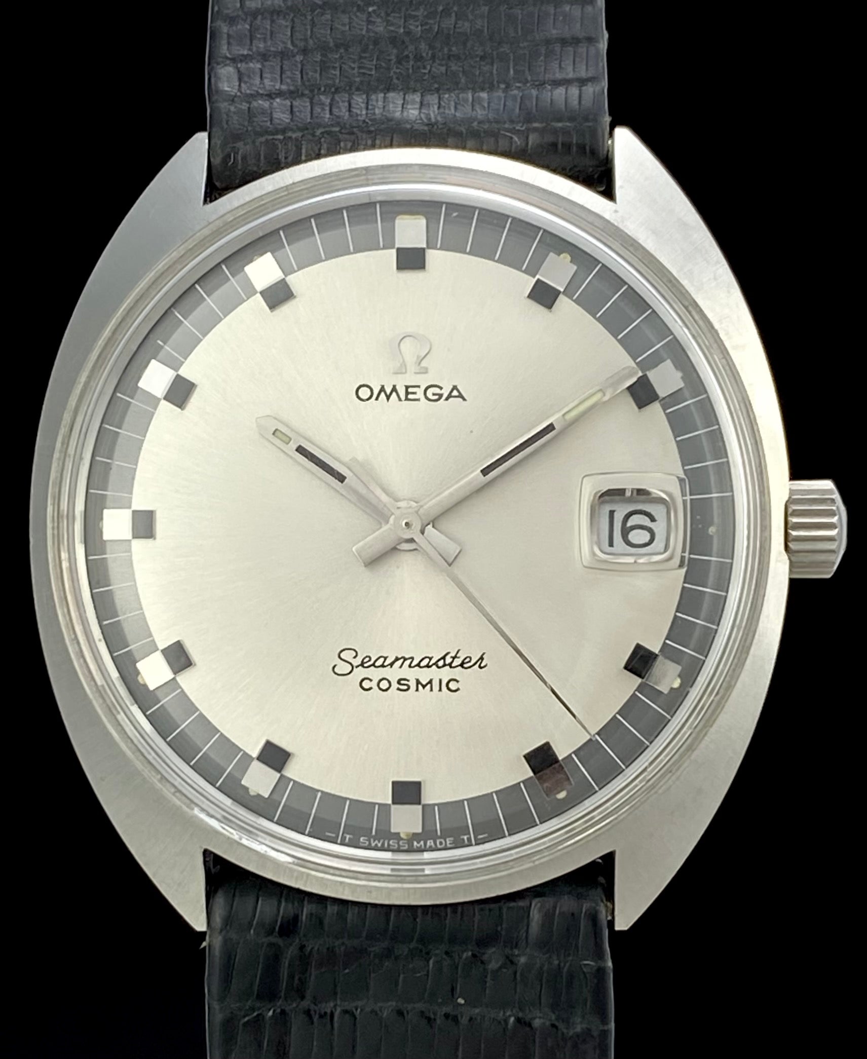 1969 Omega Seamaster Cosmic Tuxedo Silver/Grey Pie-Pan Dial