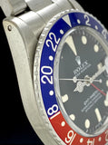 1977 Rolex GMT-Master 1675 Tritium Dial Pepsi Bezel Oyster Bracelet