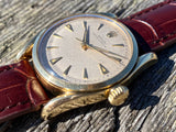1952 Solid 14K Gold Rolex 6092 Bombay Lugs Honeycomb Dial