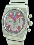 1971 Zenith El Primero Automatic Chronograph Red Dial Stainless Steel A781