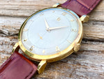1950 Oversized 37.5mm 18k Gold Omega Automatic With Waffle Dial