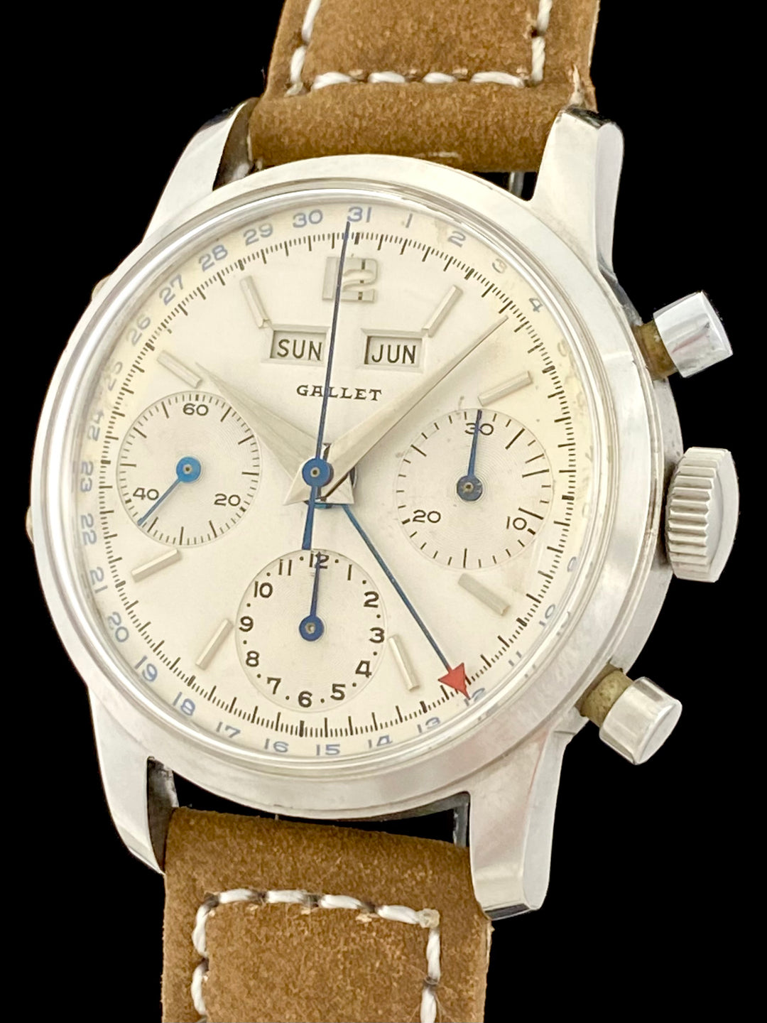 Vintage gallet online chronograph