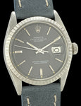 1973 Rolex Datejust 1603 Steel Slate Gray Sigma Dial 18K Markers/Hands