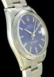 1981 Rolex Oyster Perpetual Date 15000 Quick-Set w/Blue Dial Box & Papers