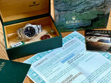 2001 Rolex Explorer II Black Dial 16570 Complete Set Box & Papars