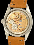 1958 Small Rose Tudor Oysterthin 21 Rubies in Stainless Steel 7960