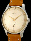 1959 Omega Dress Watch 36mm Case Two-Tone Dial Fancy Markers