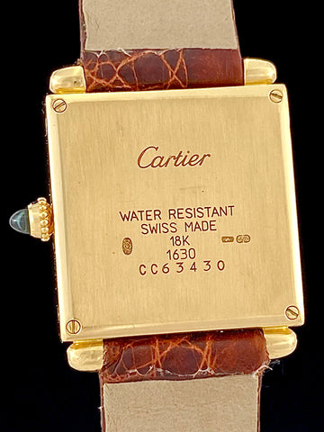 1630 Cartier Tank Louis Cartier Yellow Gold
